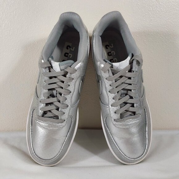 Nike Air Force 1 LV8 Dream Team Metallic Silver Low Sneaker Good Cond - 8.5 - Picture 8 of 12